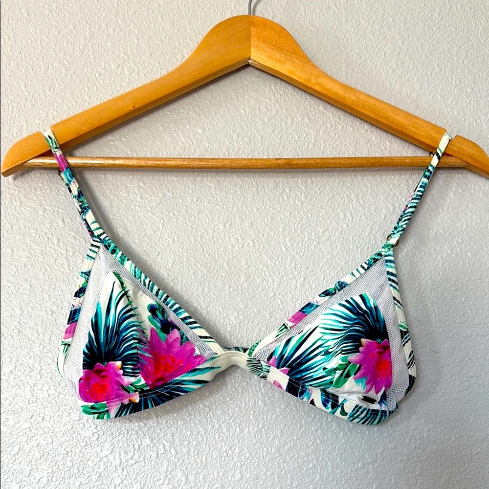 Rip curl women’s small tropical floral bikini top